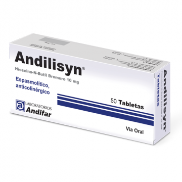 Andilisyn simple 10mg, 1 de 50 tabletas