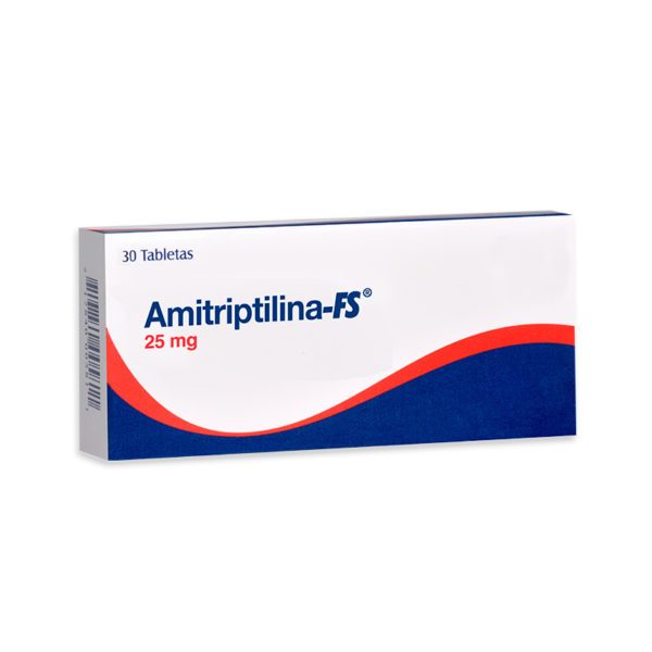 Amitriptilina-FS 25mg, Caja 30 tabletas