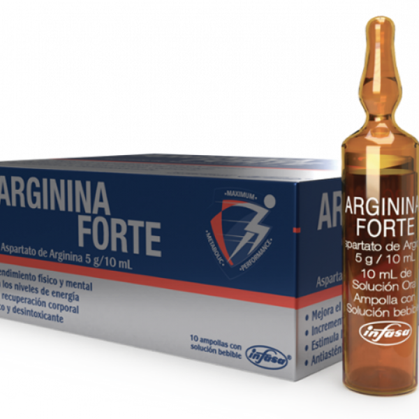 Arginina Forte x 10 ampollas
