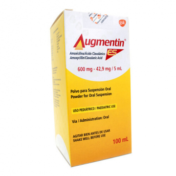 Augmentin ES 600mg, Frasco 100ml