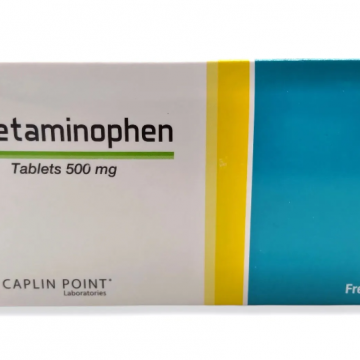 Acetaminofen CAPLIN 500mg tableta x 100 tabletas (MAYOREO)