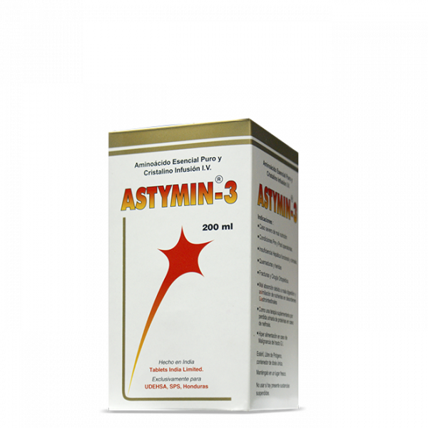Astymin-3 Solucion Inyectable IV, Frasco 200ml