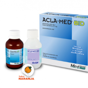 Aclamed BID, 400mg/57mg, frasco 70ml MEDPHARMA