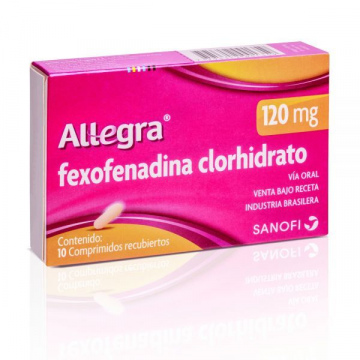 Allegra 120mg, Caja 10 tabletas