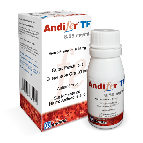 Andifer TF Gotas 8.55mg/ml, Frasco 30ml