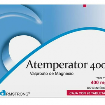 Atemperator 400mg, Caja 20 tabletas