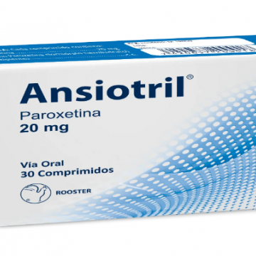 Ansiotril 20mg, caja 30 tabletas Rooster