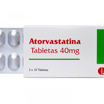 Atorvastatina 40mg CAPLIN, 1 de 30 tabletas