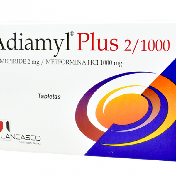 Adiamyl Plus 2/1000, 30 tabletas