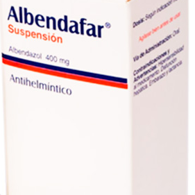 Albendafar suspension 400mg/20ml x 1 frasco