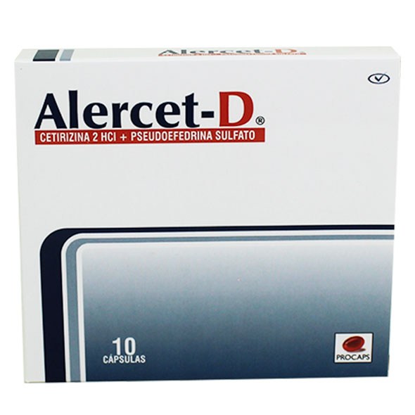 Alercet-D caja x 10 capsulas