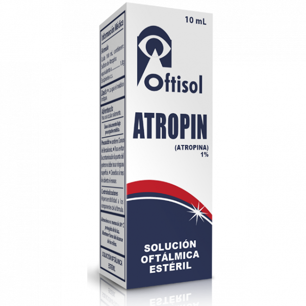 Atropina 1% Solucion Oftalmica, Frasco