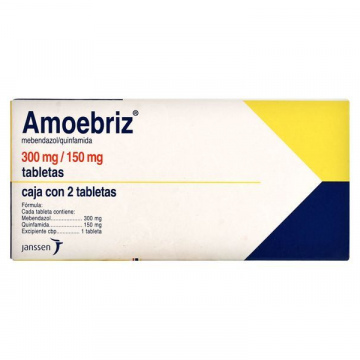 Amoebriz 300mg/150mg, caja 2 tabletas