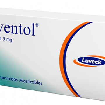 Asventol 5mg, Caja 30 Comprimidos Masticables LUVECK