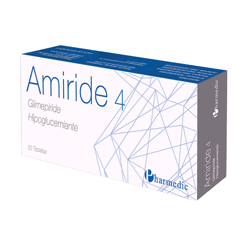 Amiride 4mg, Caja 30 tabletas