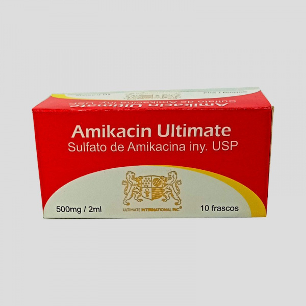 Amikacina 500mg, Frasco 2ml Ultimate