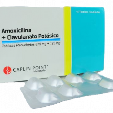 Amoxicilina + Clavulanato de Potasio 250mg + 62.5mg/5ml CAPLIN