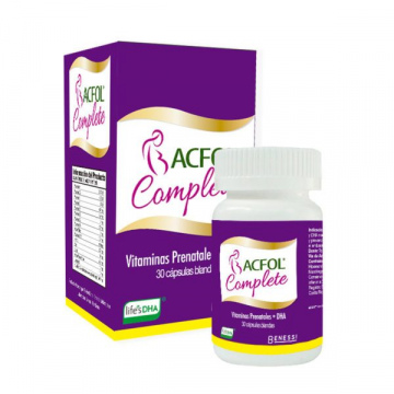 Acfol Complete con DHA, 30 capsulas blandas