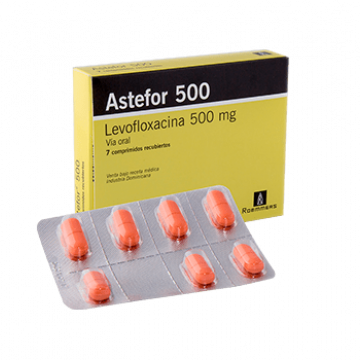 Astefor 500mg, 1 de 14 tabletas