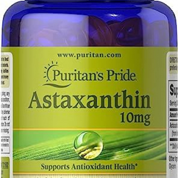 Astaxanthin 10mg, Frasco 30 Softgels PURITANS PRIDE