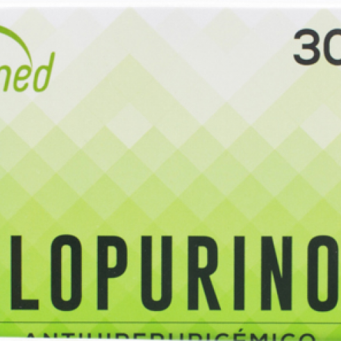 Alopurinol 300mg Ecomed, 1 de 100 tabletas