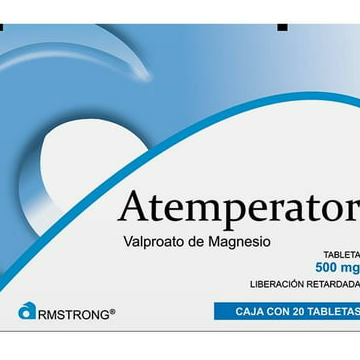 Atemperator 500mg, Caja 20 tabletas