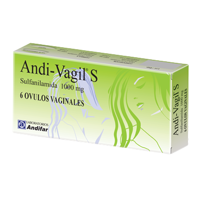 Andi Vagil S, Caja 6 Ovulos Vaginales
