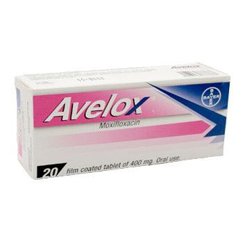 Avelox 400mg, 1 de 20 Tabletas